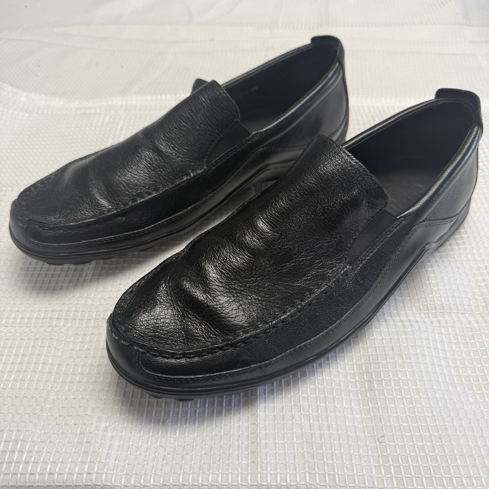 Cole Haan Mens Leather‎ Slip On Loafers Driving Black Comfort Casual Shoes 10M